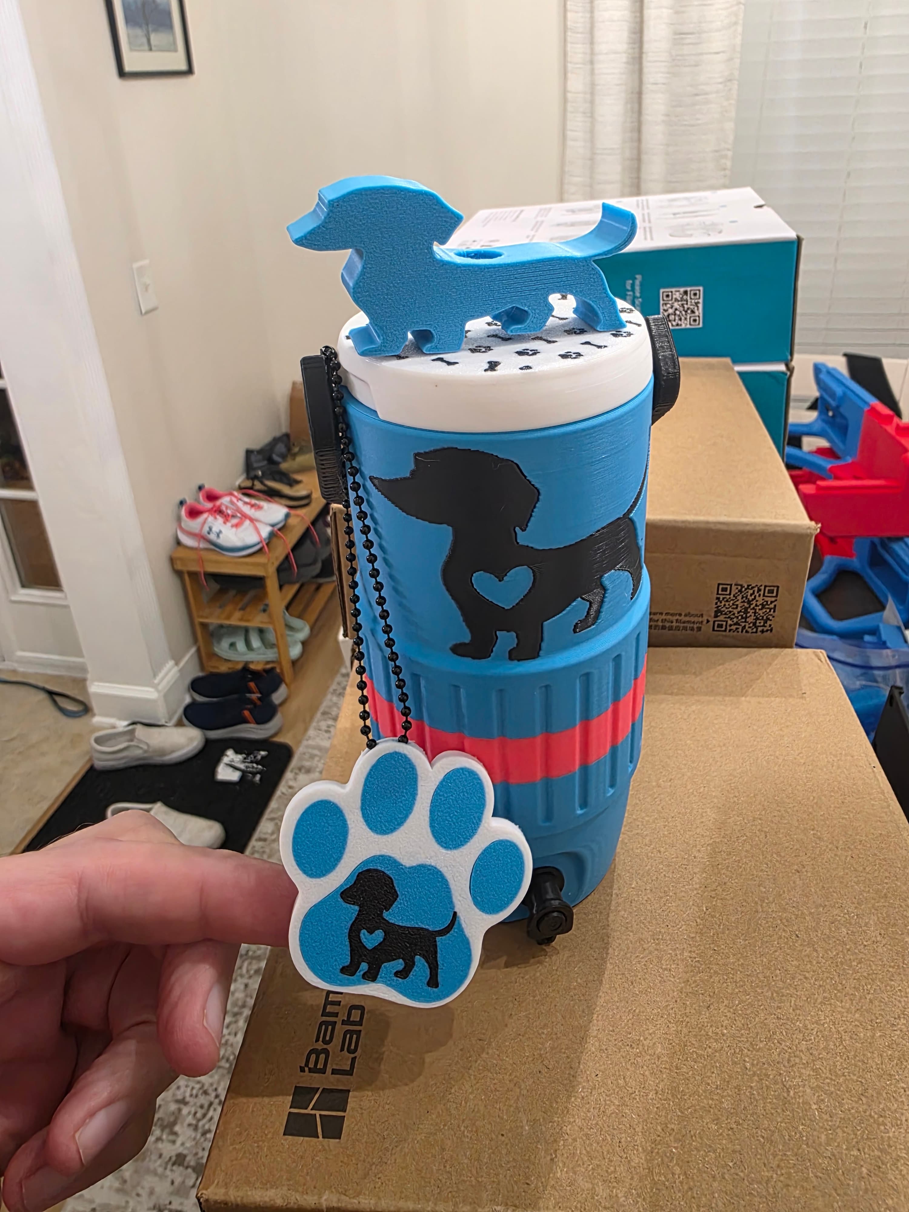 Dachshund Skinny Can Koozie Digital File